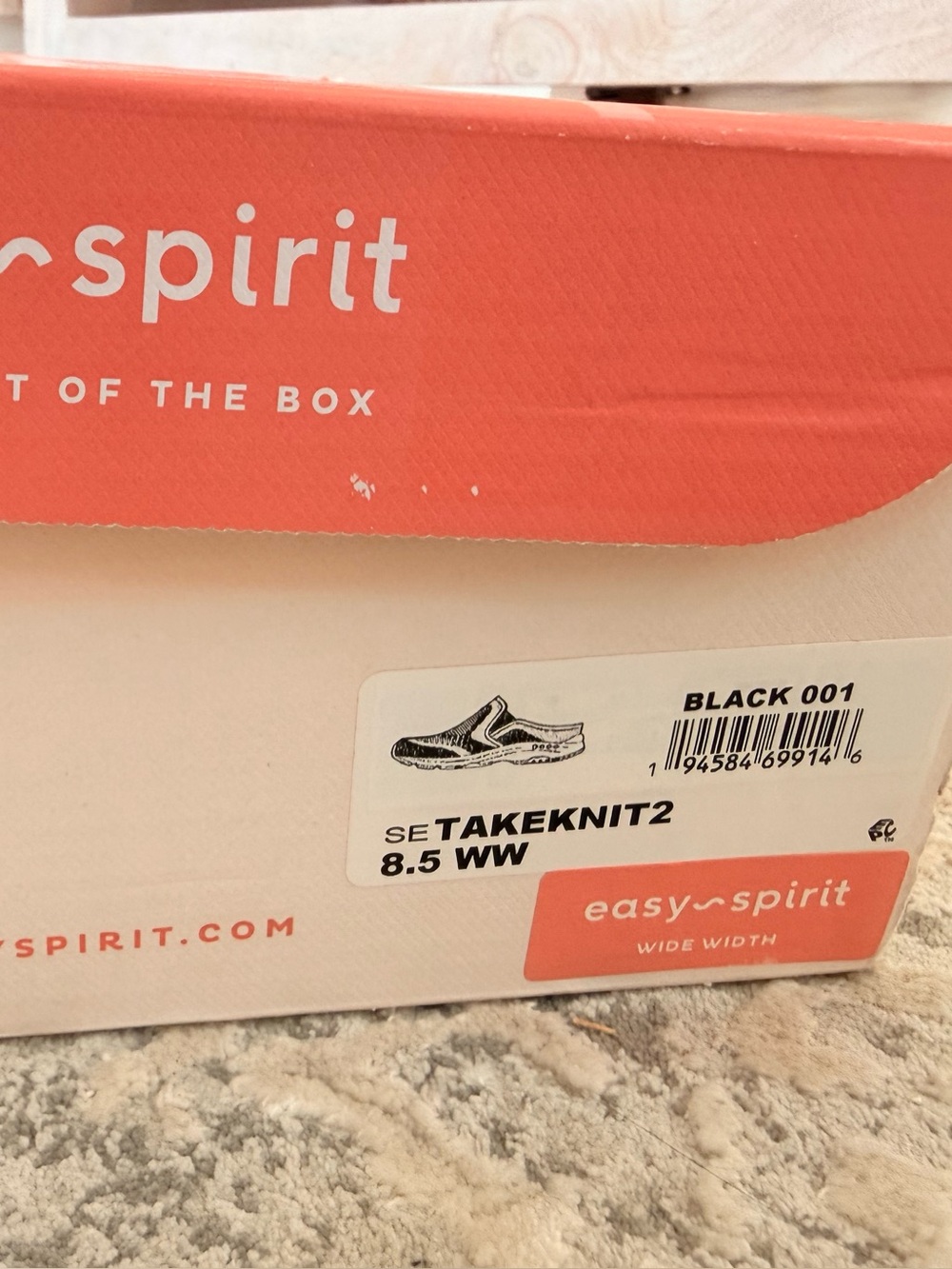 Easy Spirit Takeknit2 Mesh Slip-On Mule sneakers with Gray Sole. NWT 8.5 X-wide - Picture 3 of 9